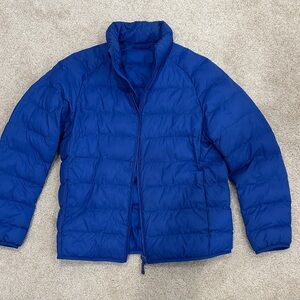 Uniqlo Blue Lightweight Puffer Jacket for Boys (sz 11-12)